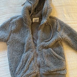 Grey Fuzzy Jacket